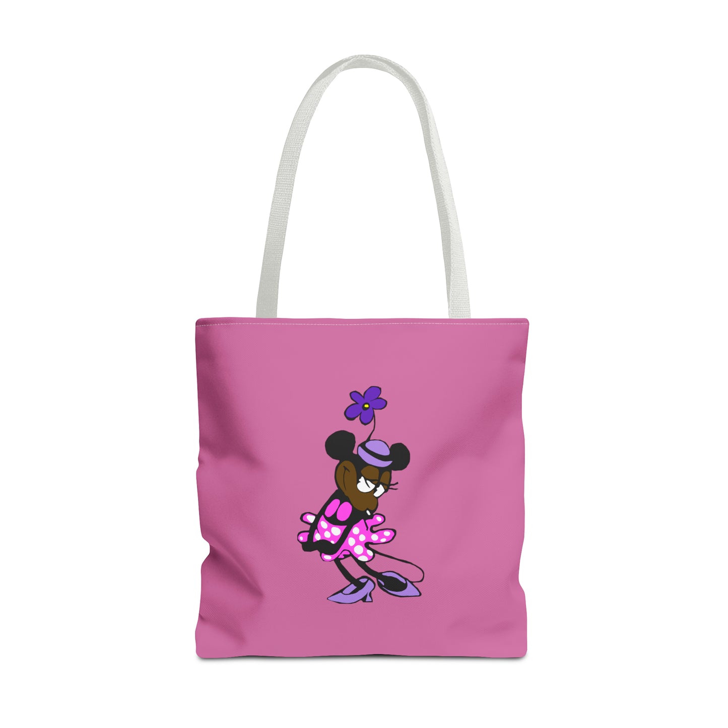 "Mickey & Minnie Black Love" Tote Bag