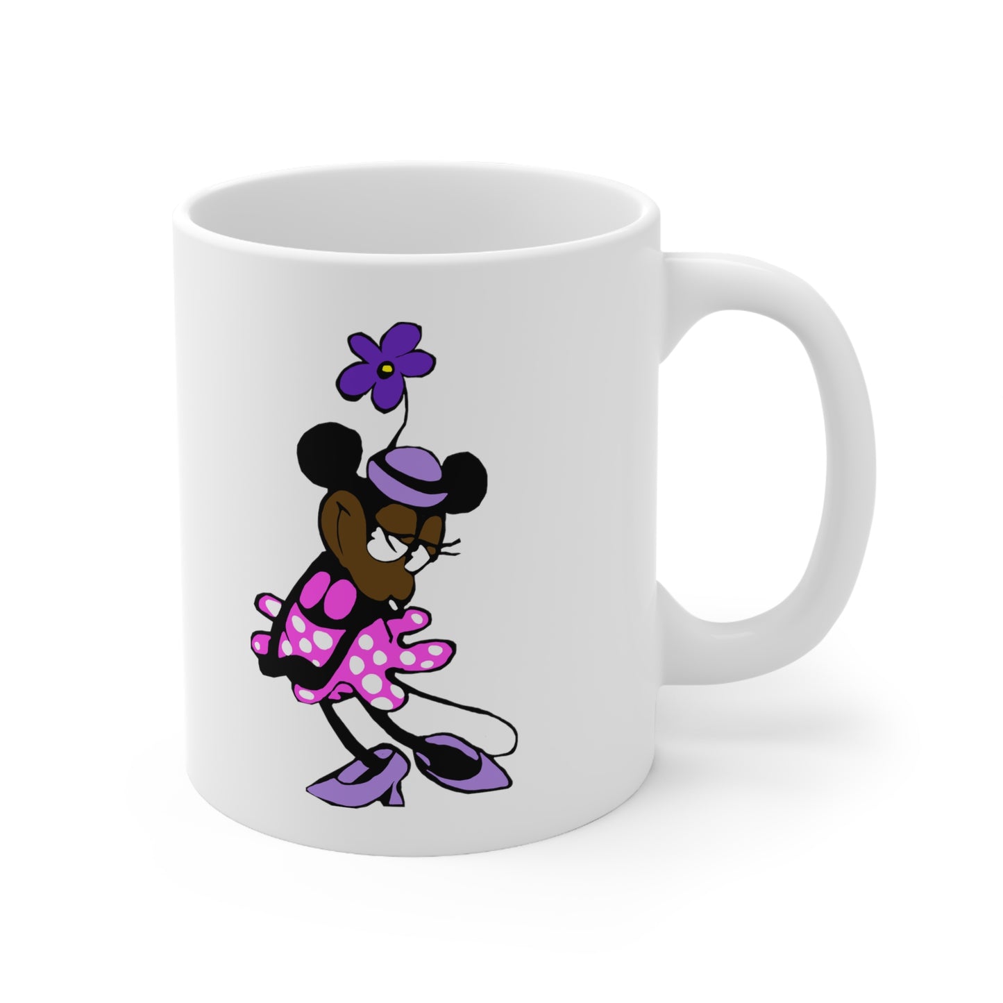 "Mickey & Minnie Black Love" Mug