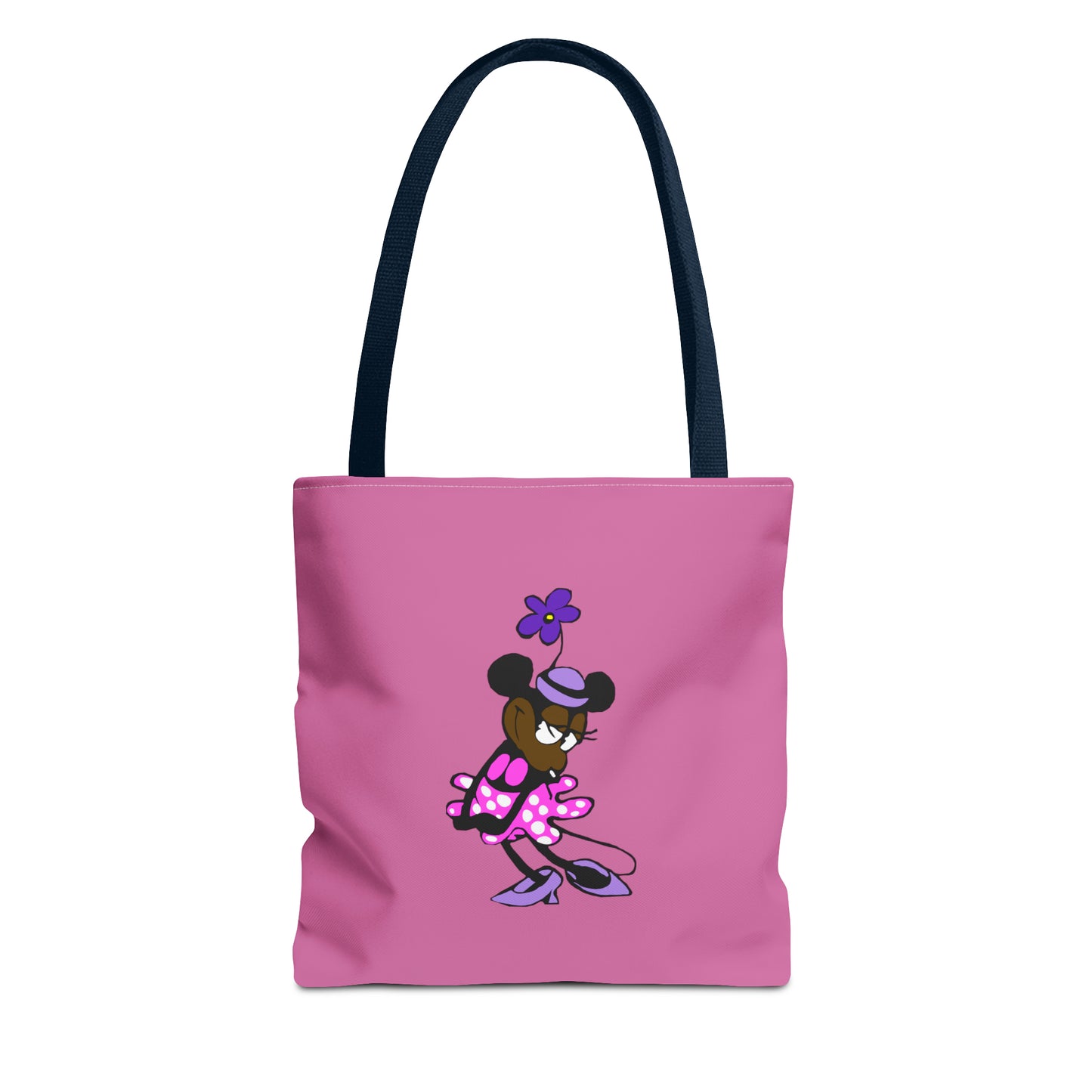 "Mickey & Minnie Black Love" Tote Bag