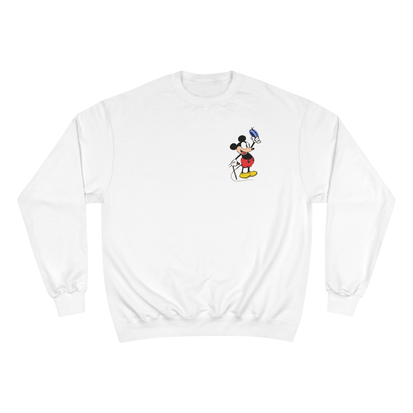 "Mickey & Minnie Black Love"  Champion Sweatshirt