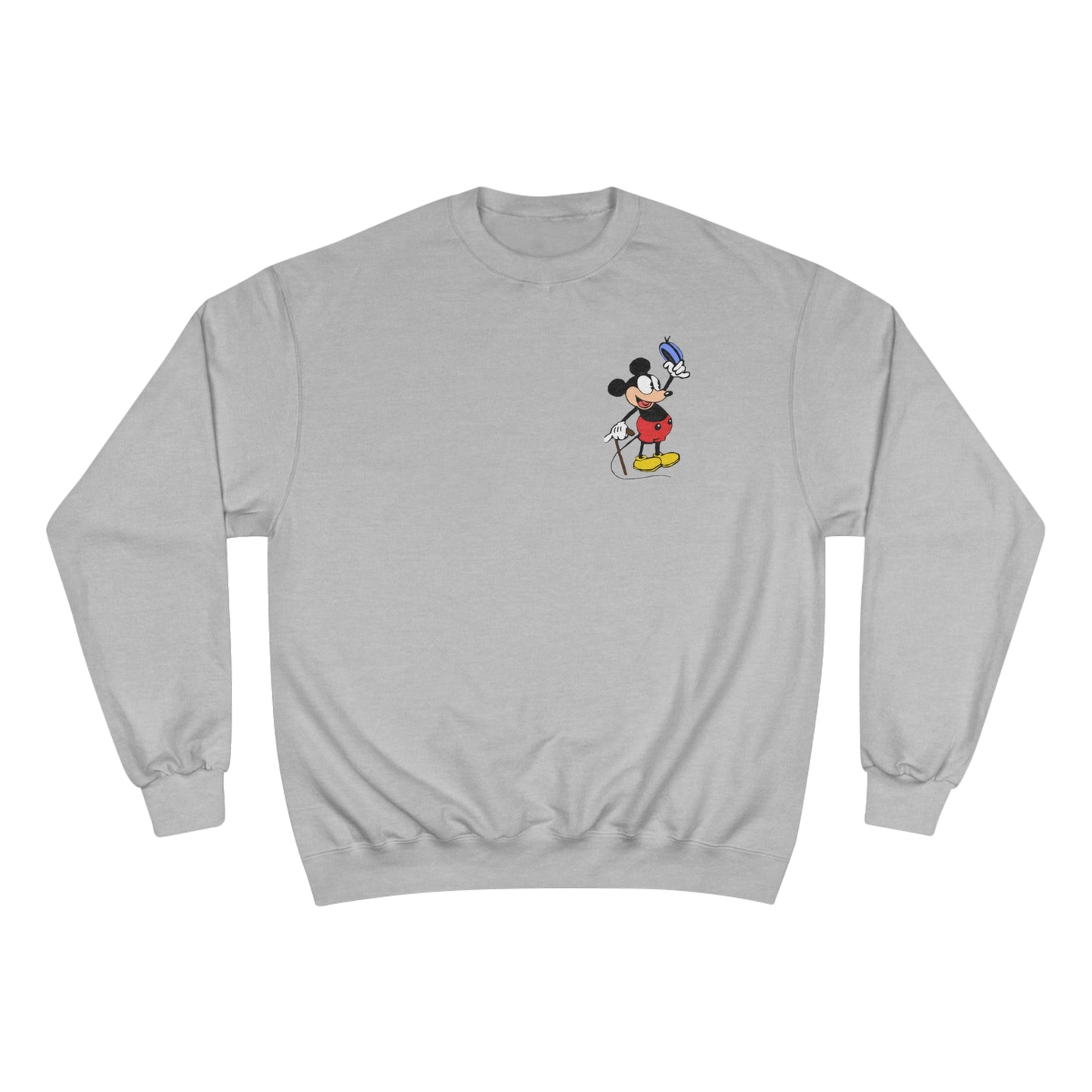 "Mickey & Minnie Black Love"  Champion Sweatshirt