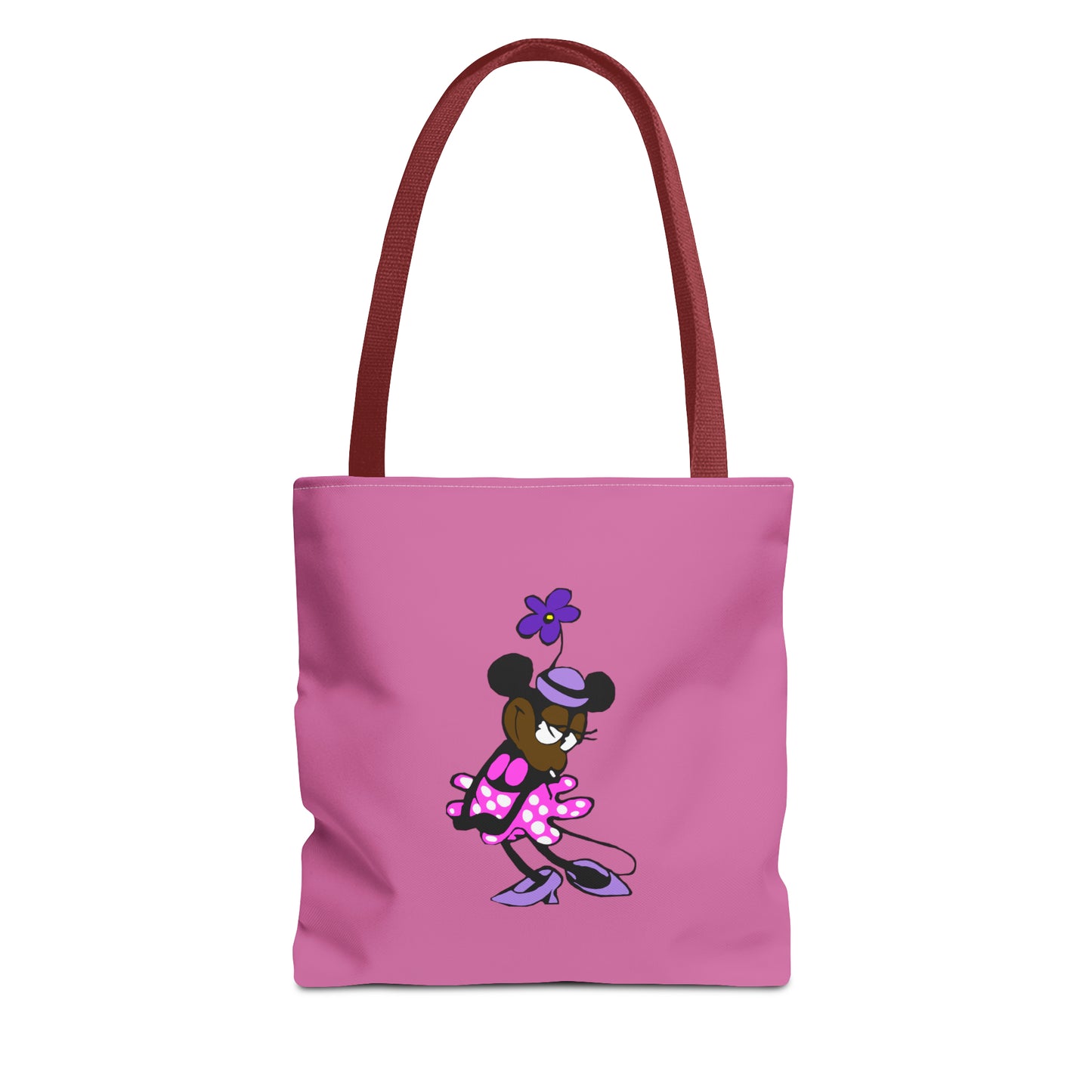 "Mickey & Minnie Black Love" Tote Bag