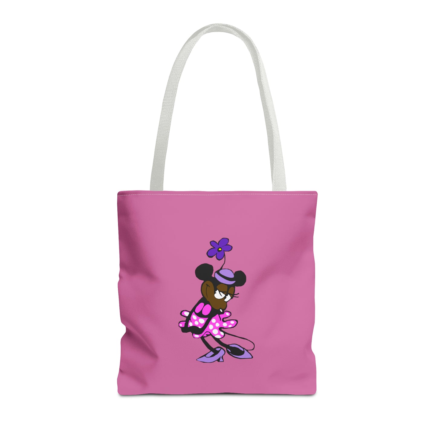 "Mickey & Minnie Black Love" Tote Bag